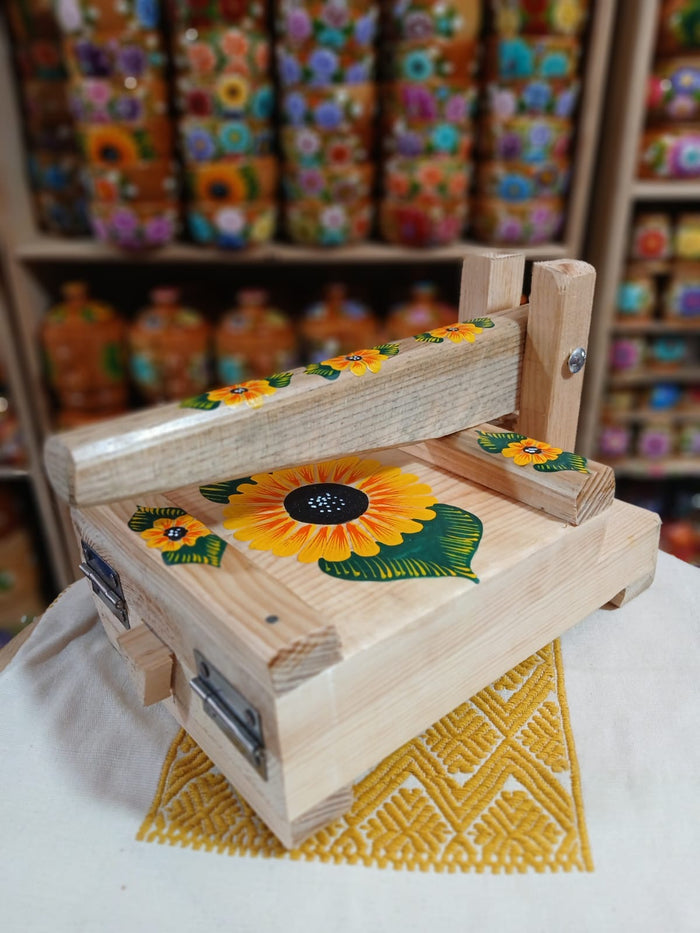Tortilla Press Hand Painted