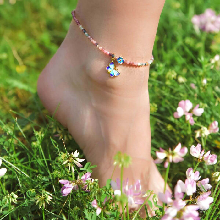 Tourmaline Anklet of Hope -  - Anklet