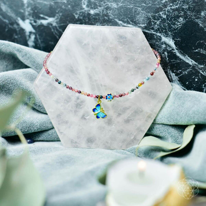 Tourmaline Anklet of Hope -  - Anklet