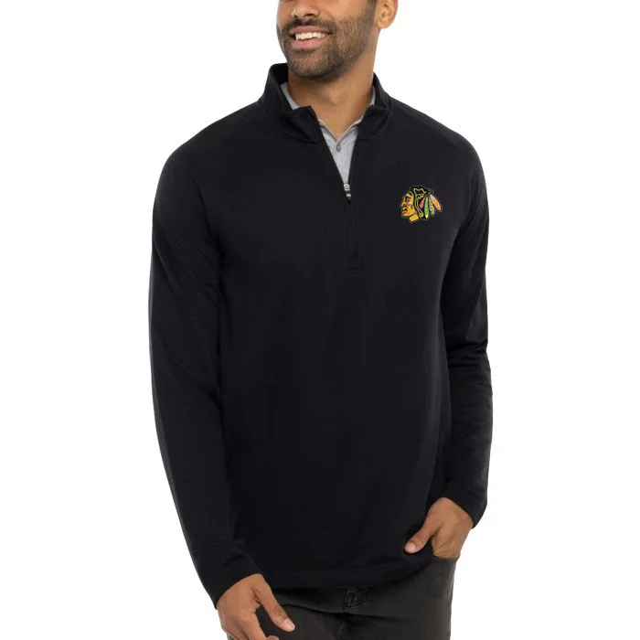 TravisMathew Chicago Blackhawks Upgraded Quarter Zip