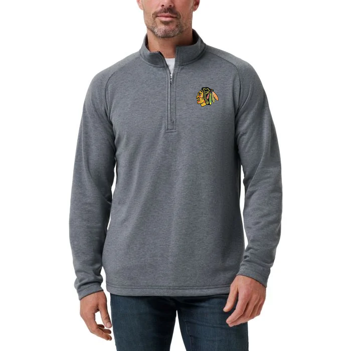 TravisMathew Chicago Blackhawks Upgraded Quarter Zip