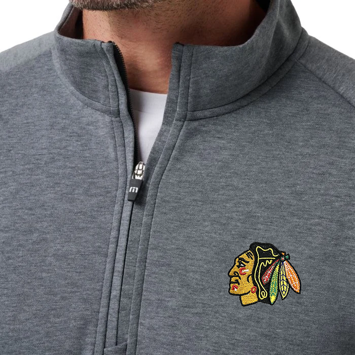 TravisMathew Chicago Blackhawks Upgraded Quarter Zip