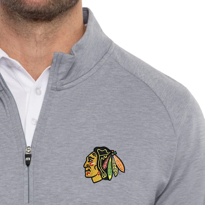 TravisMathew Chicago Blackhawks Upgraded Quarter Zip