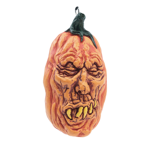 Uncle Zeke Pumpkin Ornament - Gourdy Family Halloween Decoration - Fall Harvest Decor -  - Holiday Ornaments