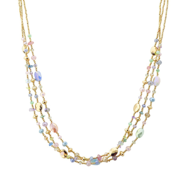 Uptown Glow Necklace In Pastels - Macoma Boutique315 Jewelry