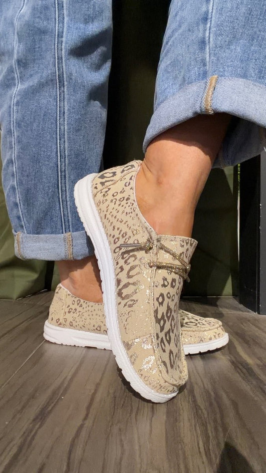 Very G Natural Holly Leopard Shoes - Macoma Boutique301 Sneakers