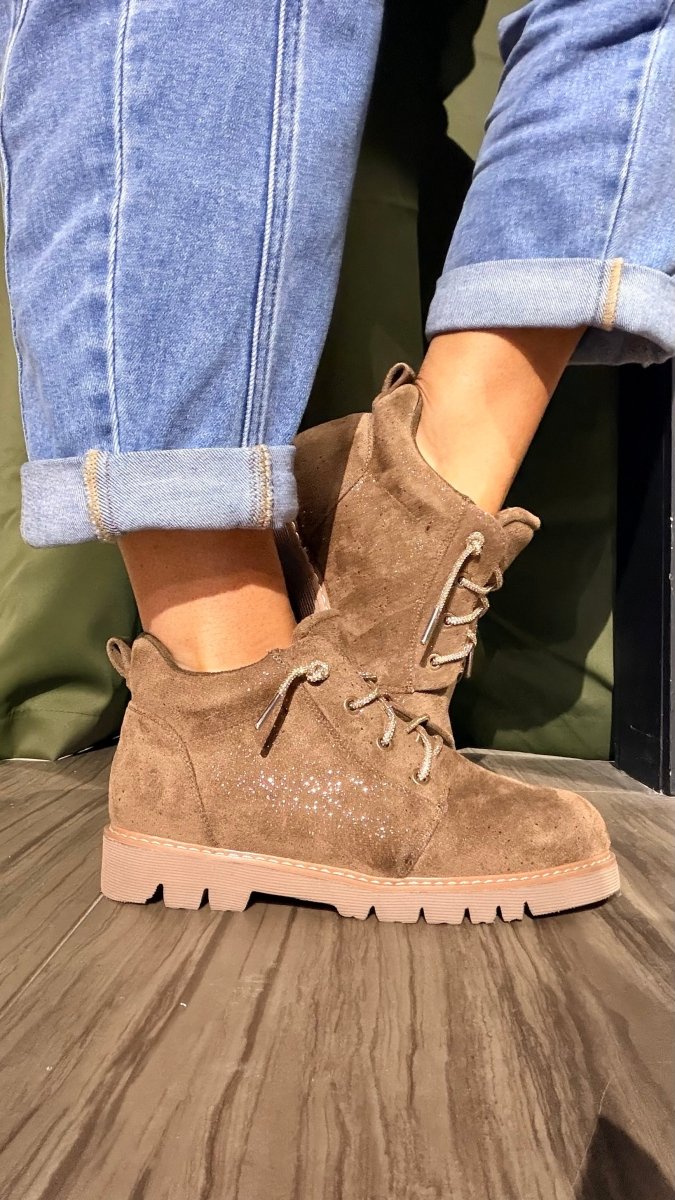 Very G Taupe Lauren Boots - Macoma Boutique303 Mules & Boots