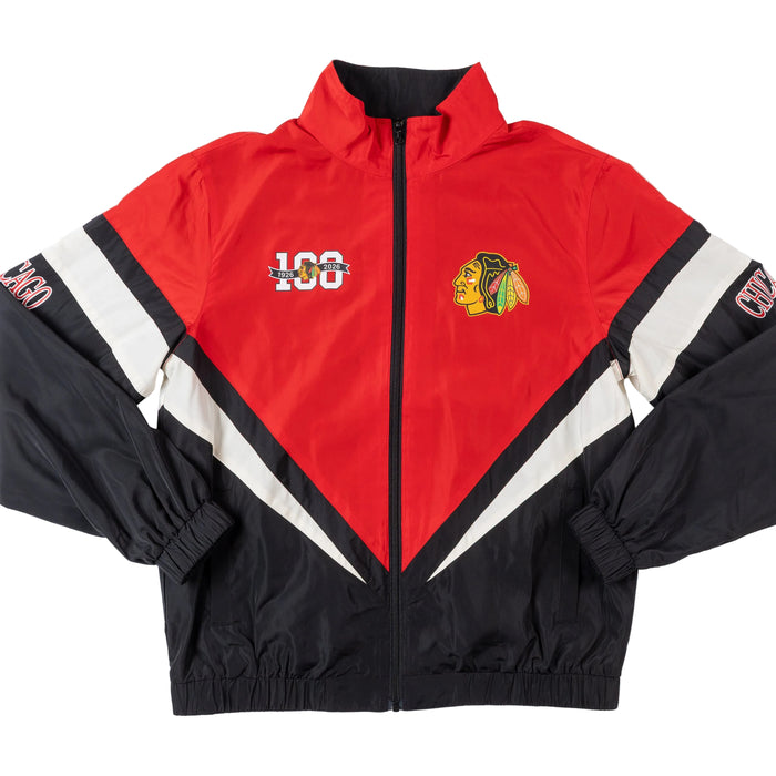 Wild Collective Chicago Blackhawks Centennial Track Jacket