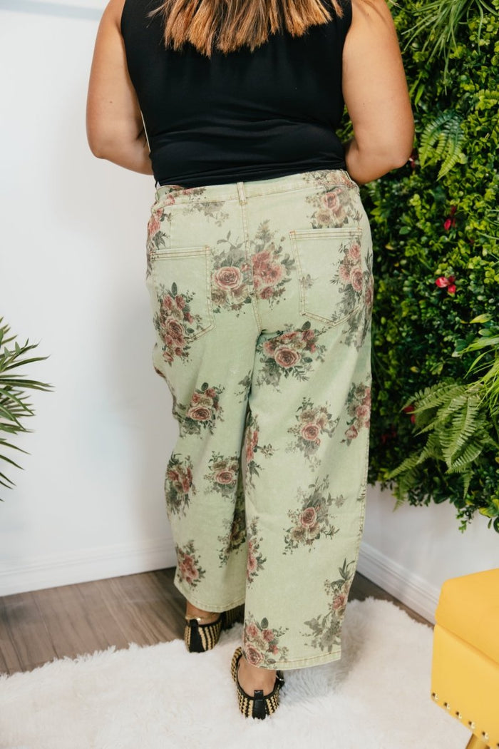 Wild Rose Pants In Matcha - Macoma Boutique210 Other Bottoms