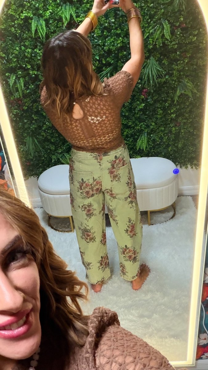 Wild Rose Pants In Matcha - Macoma Boutique210 Other Bottoms