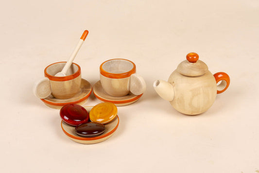 Wooden Tea Party Set – A Timeless Invitation to Imaginative Play (2+ Years)