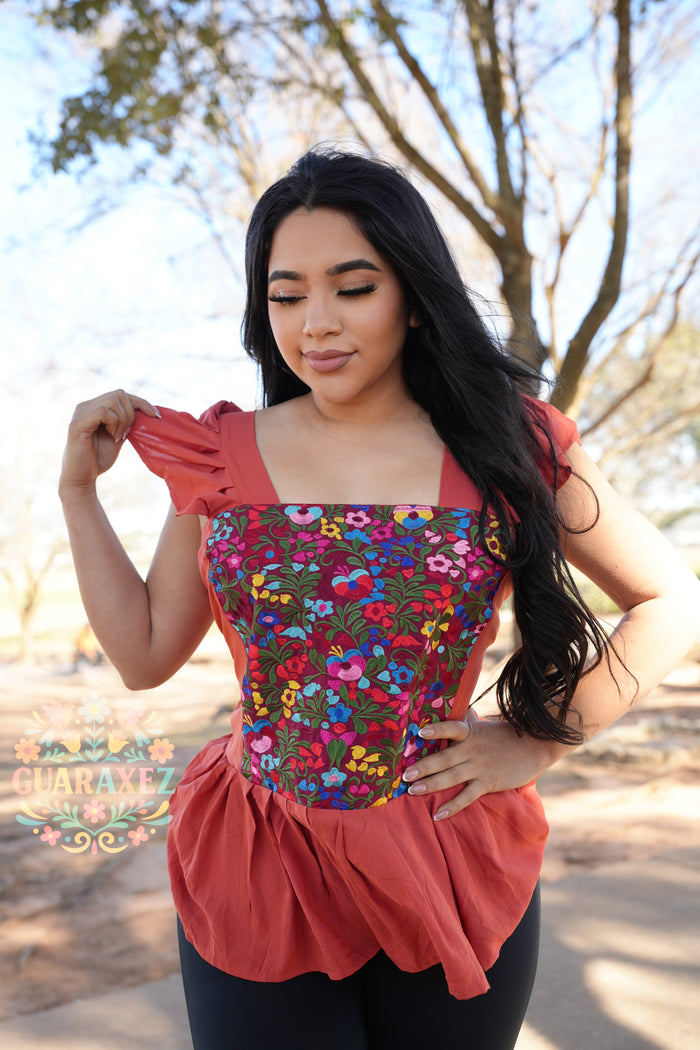 Ximena Embroidery Top