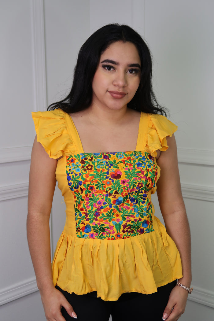 Ximena Embroidery Top