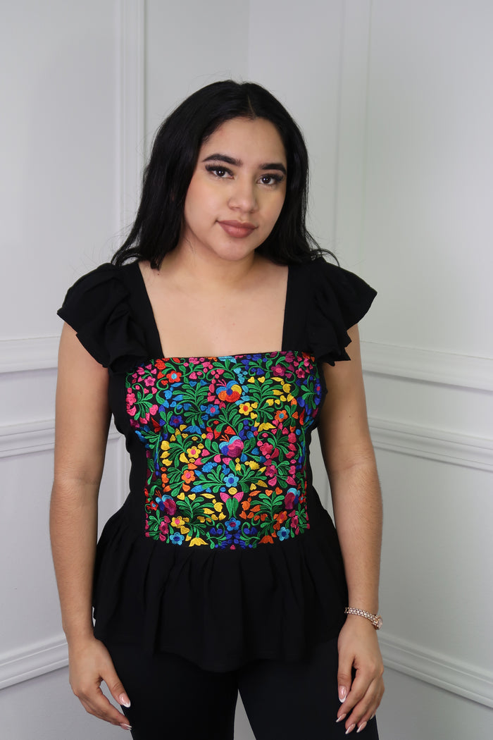 Ximena Embroidery Top