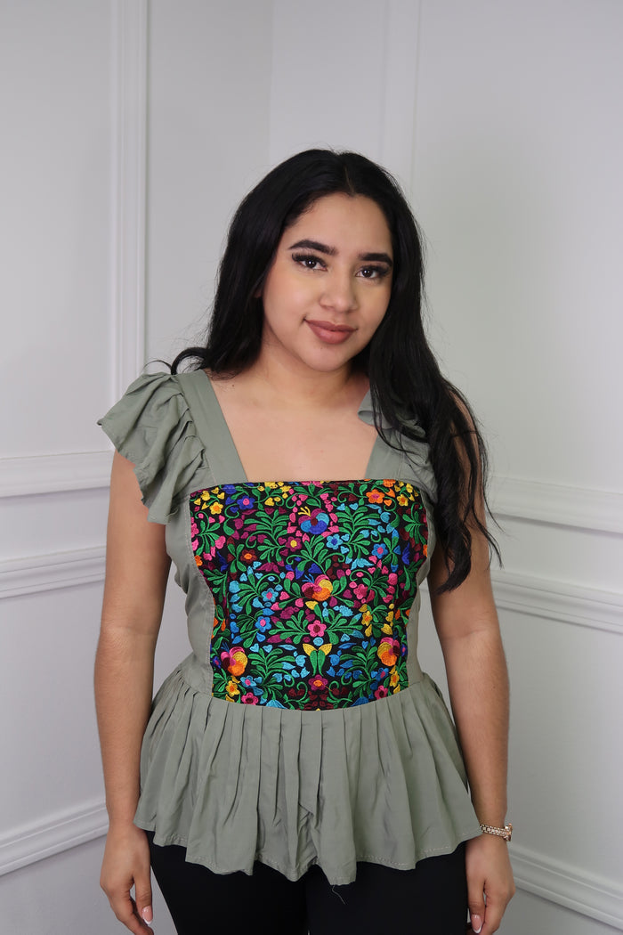 Ximena Embroidery Top