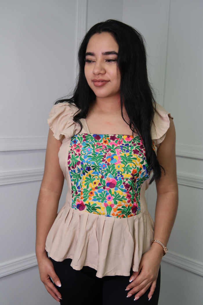Ximena Embroidery Top