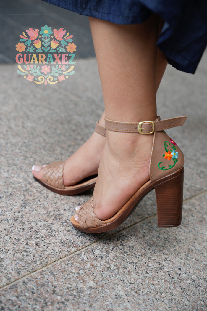 Yara Embroidery Heels