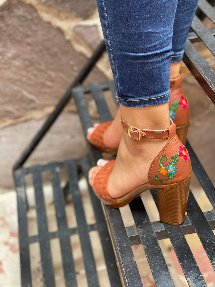 Yara Embroidery Heels