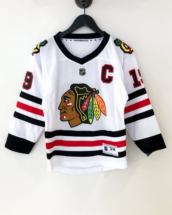 Youth Chicago Blackhawks Jonathan Toews Away Replica Jersey