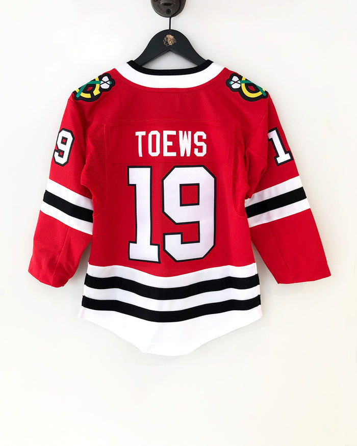 Youth Chicago Blackhawks Jonathan Toews Home Premier Jersey
