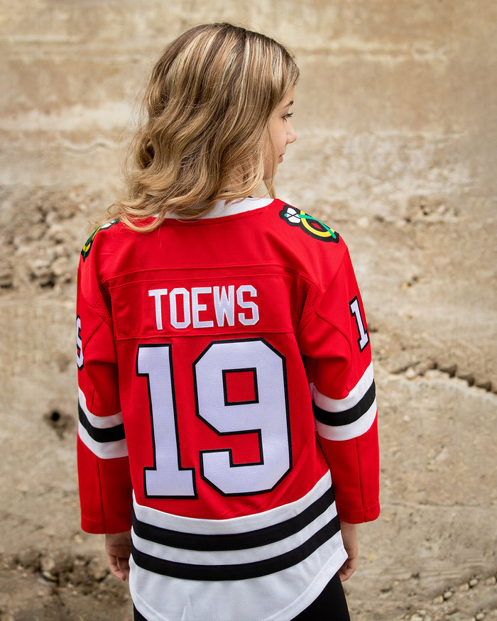 Youth Chicago Blackhawks Jonathan Toews Home Premier Jersey