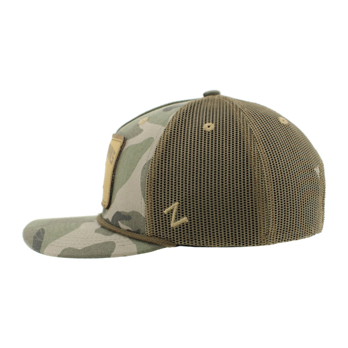 Zephyr Chicago Blackhawks Camo Rope Prairie Snapback